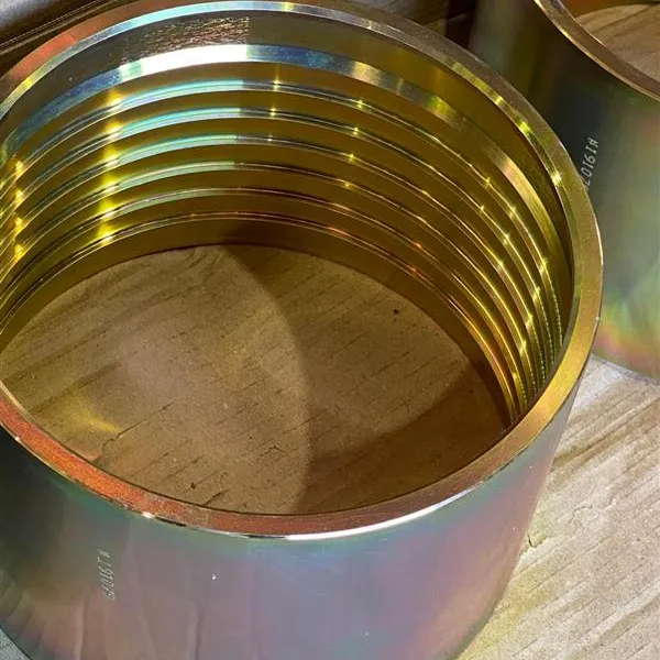 Large machined steel roller components