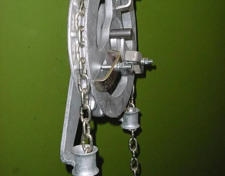 A Hapco-manufactured chainwheel assembly for valve operation
